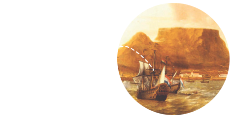 Edelgeranien mit Schiffen vom Kap der Guten Hoffnung